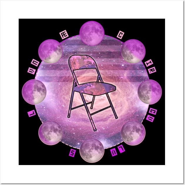 Lunar Phases - ChairDrobe Space Wall Art by Chair